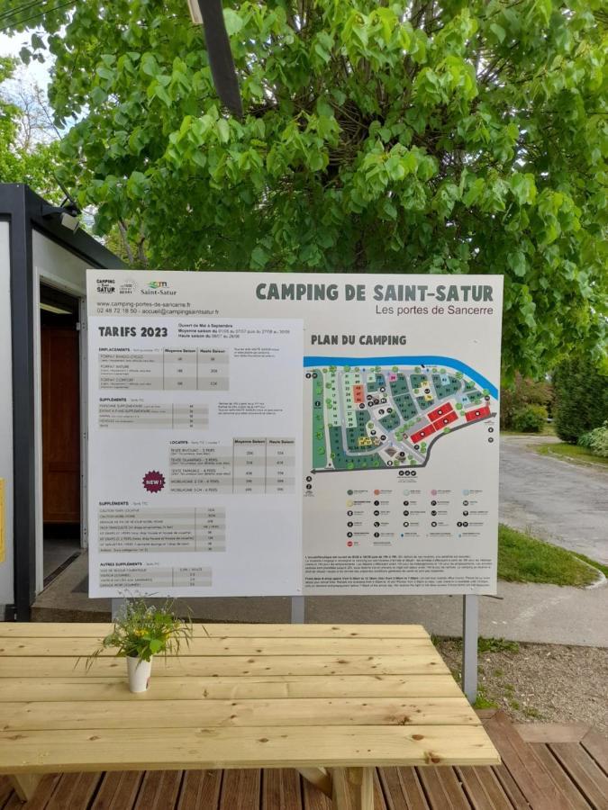 Camping Les Portes De Sancerre Saint-Satur Eksteriør bilde